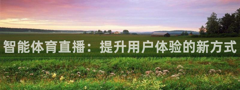 jrs直播低调看直播：智能体育直播：提升用户体验的新方式